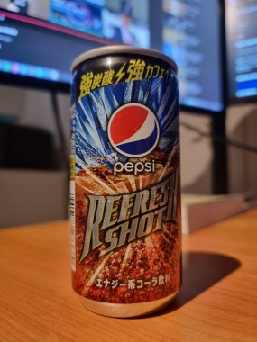 Picture of an energy drink called Pepsi Refresh Shot