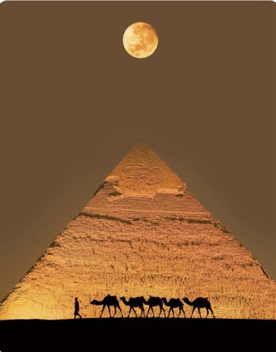 Photo by Grant Faint Pyramid of Khafre