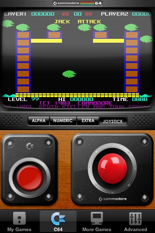 C64 app on iPhone, from 2009