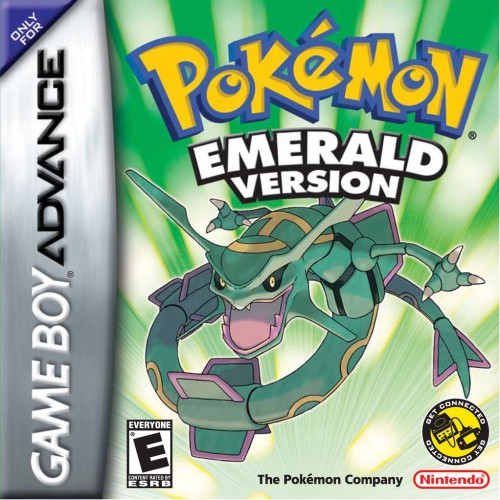 English boxart of Pokémon Emerald.