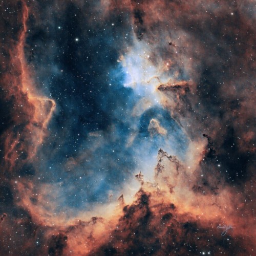 Heart of the Heart Nebula - imaged from my backyard this past winter.