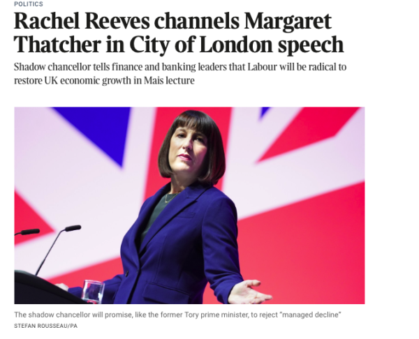 Articles from The Times link referenced in main post showing Rachel Reeves.