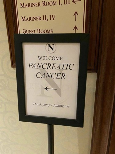 Welcome Pancreatic Cancer sign