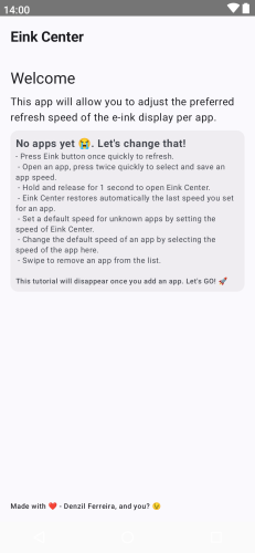 A screenshot of Eink Center