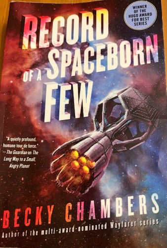 Cover of “Record of a Spaceborn Few,” by Becky Chambers. 