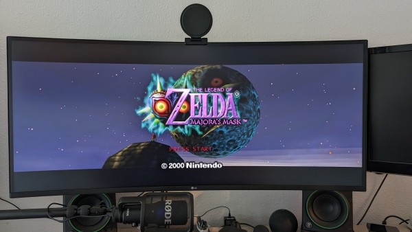 Zelda Majoras Mask PC Port Titlescreen