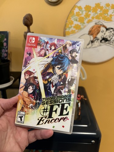 Image of the Nintendo Switch cartridge case for Tokyo Mirage Sessions #FE Encore game.