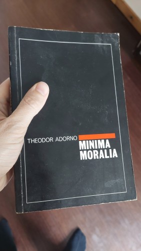 Cover of Minima Moralia by Theodor Adorno.