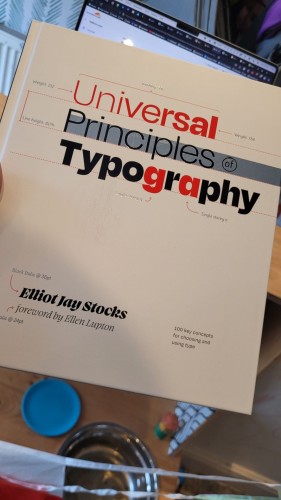 My copy of Universal Principles of Typography. A lovely book.