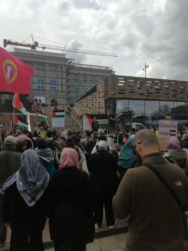 Palästina Demonstration Wuppertal Foto