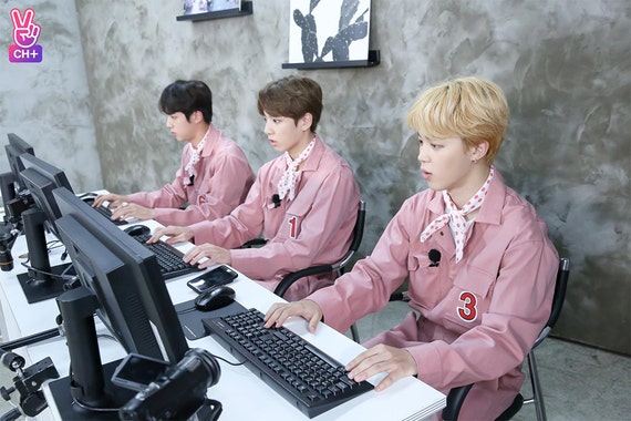 BTS using computers