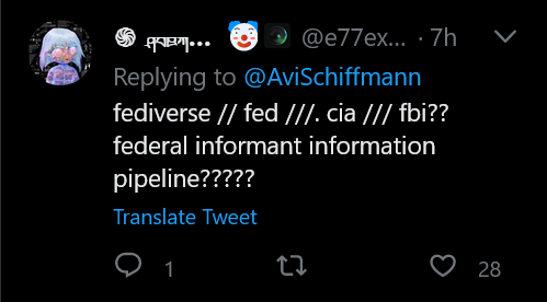 fediverse // fed ///. cia /// fbi?? federal informant information pipeline?????
