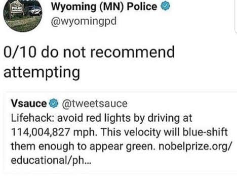 Vsauce says "Life hack: avoid red lights by driving at 114,004,827 mph. This velocity will blue-shift them enough to appear green." The Wyoming Police says "Zero on ten, do not recommend attempting."