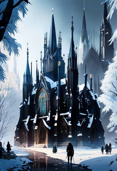 Icy Dark Gothic Cathedral