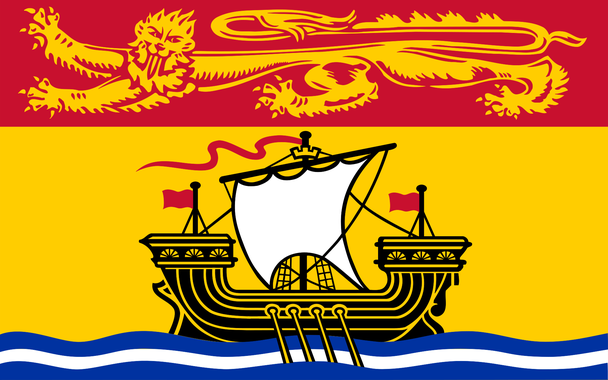 The flag of New Brunswick.
