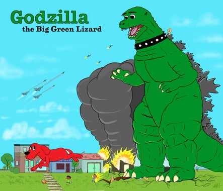 Godzilla vs Clifford