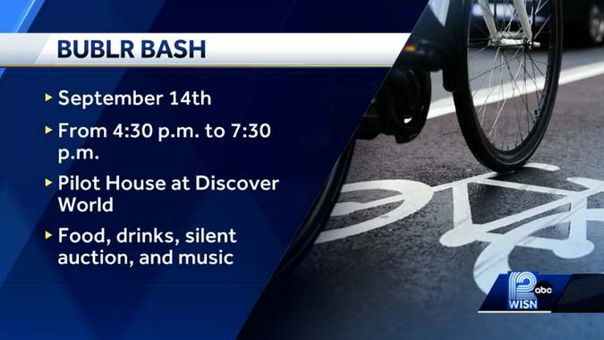 Bubblr bash is Sept 14 from 4:30pm-7:30pm