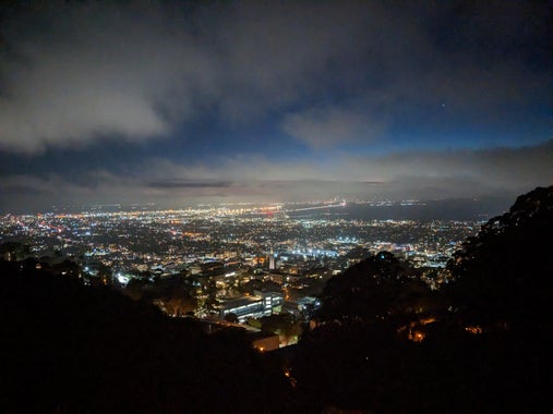 Picture of Berkeley, Oakland, and San Francisco from Berkeley hills