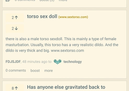 torso sex doll spam