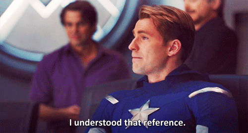 Captain America: I understood that reference meme.