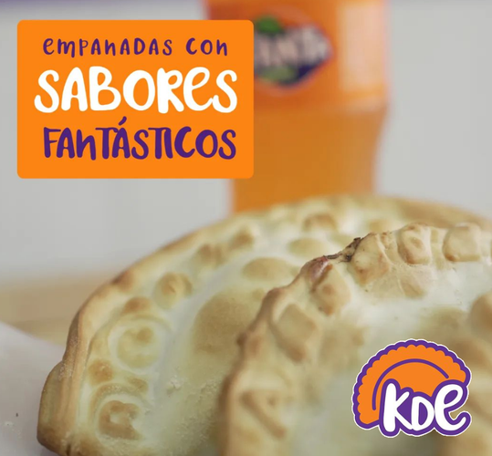 A photo of deliciosas empanadas 😋! Crujientes on the outside, jugosas on the inside.