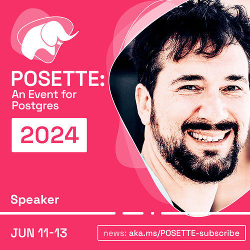 Posette conference banner with Paolo Melchiorre portrait