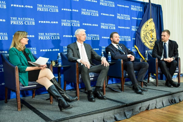 Panel of foreign ministers from the Baltic countries at the National Press Club, 25 Mar. 2024