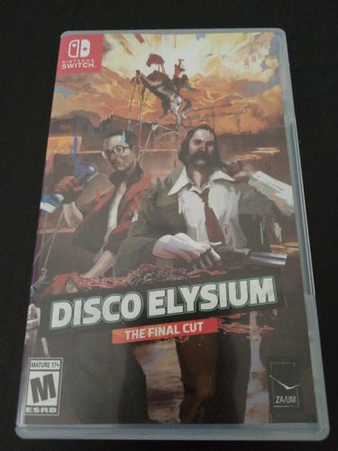 Front of Disco Elysium - The Final Cut Switch version game case.