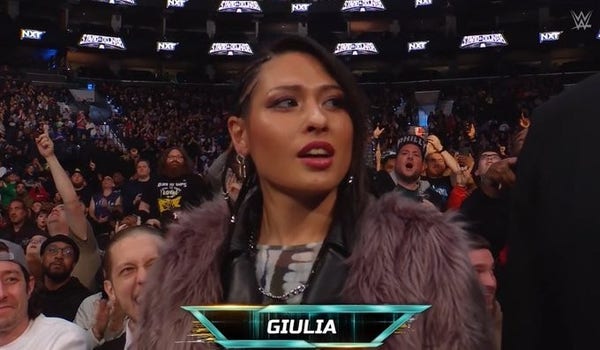 Former STARDOM wrestler Giulia at NXT: Stand & Deliver.