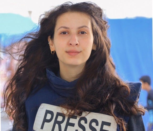 Palestinian journalist Bayan Abusultan