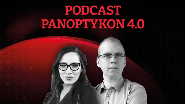 Okładka podcastu Panoptykon 4.0. Zdjęcia prowadzących