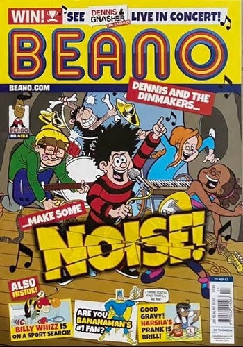The Beano comic cover. 