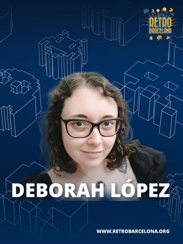 Cartel publicitario de Déborah López en Retrobarcelona 