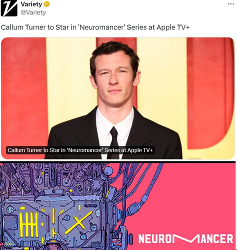 Callum Turner to Star in Neuromancer Series at Apple TV