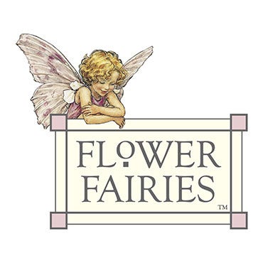 logotype "Flower Fairies™" d'après l'œuvre de Cicely Mary Barker 
déposé par Frederick Warne & Co, appartenant à Penguin Books