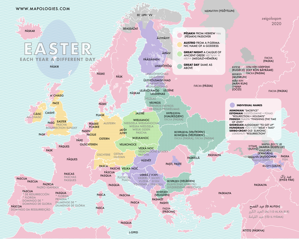 Easter in different languages