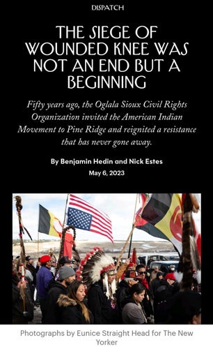 Wounded Knee was not an End, but a Beginning