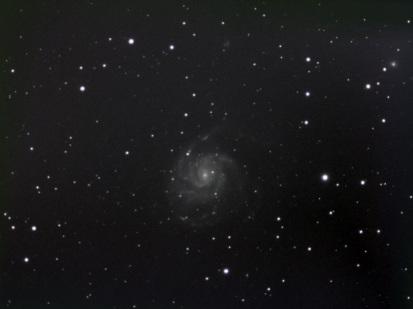 M101 mit ASI224MC insgesamt 7650s  Belichtung.