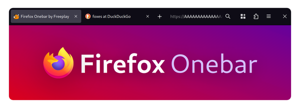 Firefox onebar thumbnail