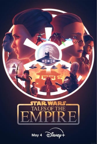 Star Wars Tales of the Empire poster.
