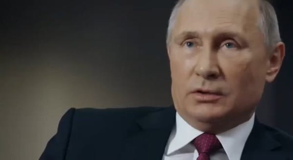 “If someone decides to destroy Russia, we have the legal right to respond. Yes, it will be a global catastrophe. But why do we need such a world if there is no Russia there,” terrorist putin.
