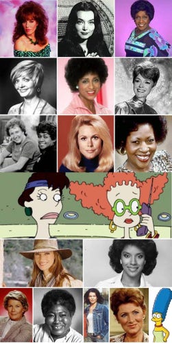 A selection of famous TV moms