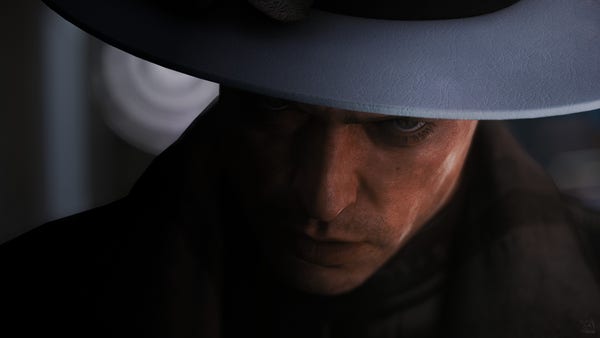 Star Citizen in-game screenshot portrait of a man in a hat