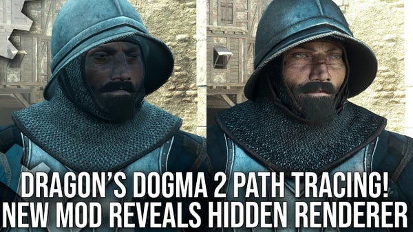 YouTube cover image for a video titled Dragon's Dogma 2 Path Tracing: It's Real, It Works And Here's How It Looks