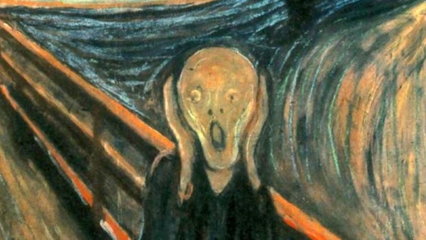 Part of The Scream by Edvard Munch