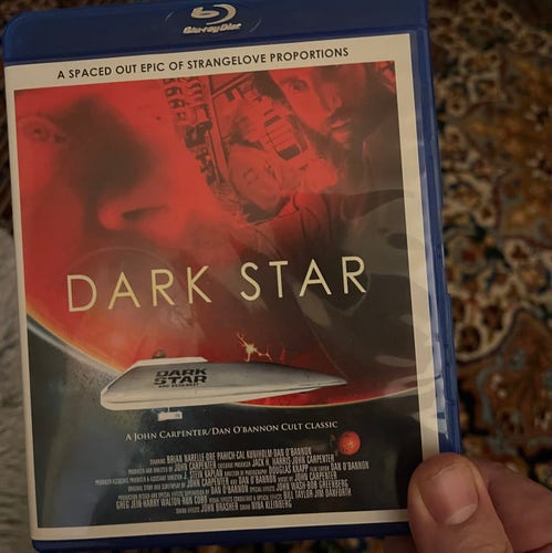 Cover is the Dark Star BluRay
