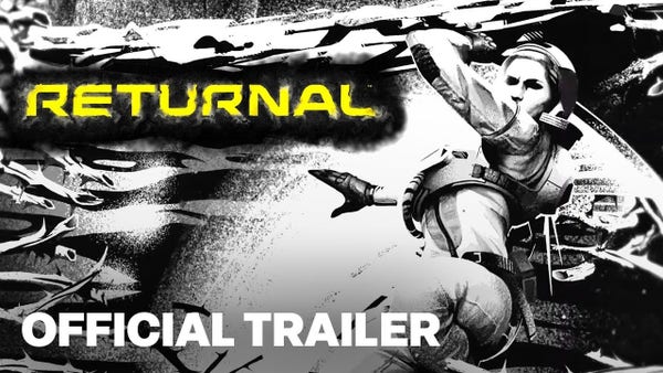 YouTube cover image for a video titled Returnal: Fallen Asteria - Official Animated Comic Trailer