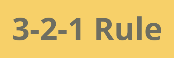 3-2-1 Rule banner.