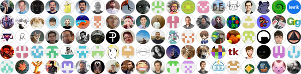 Collage of avatars of Slint contributors