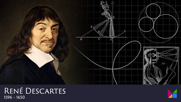 Born #onthisday 428 years ago, René Descartes was a French mathematician and philosopher. He developed the “cartesian” coordinate system, which is named after him. Among many other things, his work also provided the foundations for discovering calculus a few decades later.

Read more about Descartes' life and times here: https://plato.stanford.edu/entries/descartes/

[Image credit: https://mathigon.org/timeline/descartes]

#descartes #cartesiancoordinates #cogitoergosum #math #maths #philosophy 